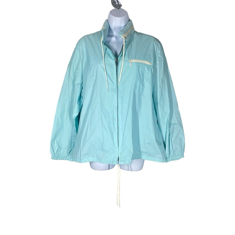 Old Navy Womens Full Zip‎ Nylon Jacket Zip Pockets Size XL/XXL
